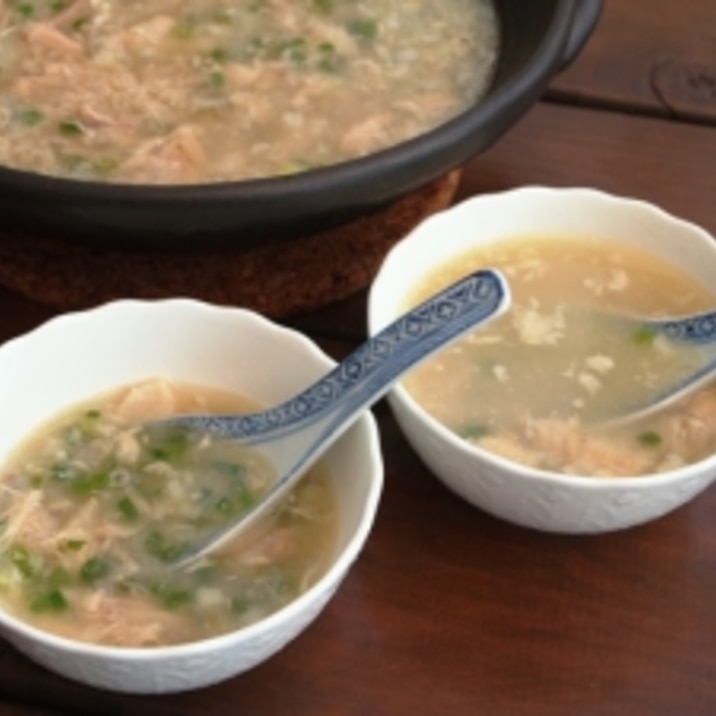 参鶏湯(サムゲタン)風スープ